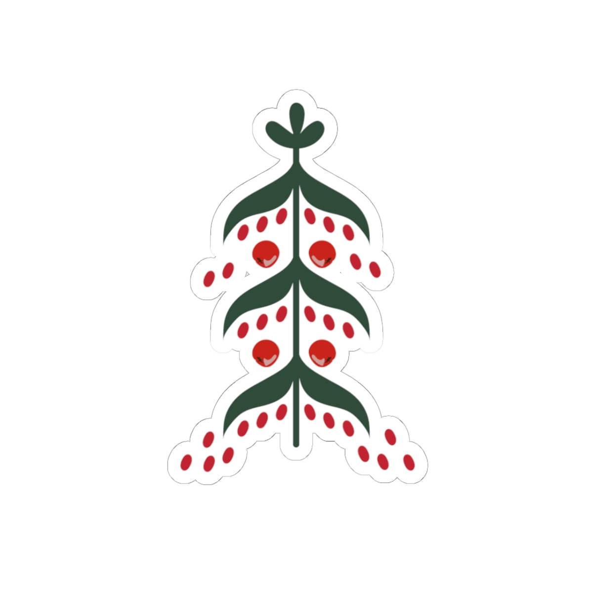 Little Scandi Tree Kiss-Cut Sticker
