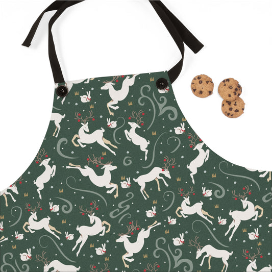 Holiday Reindeer Apron