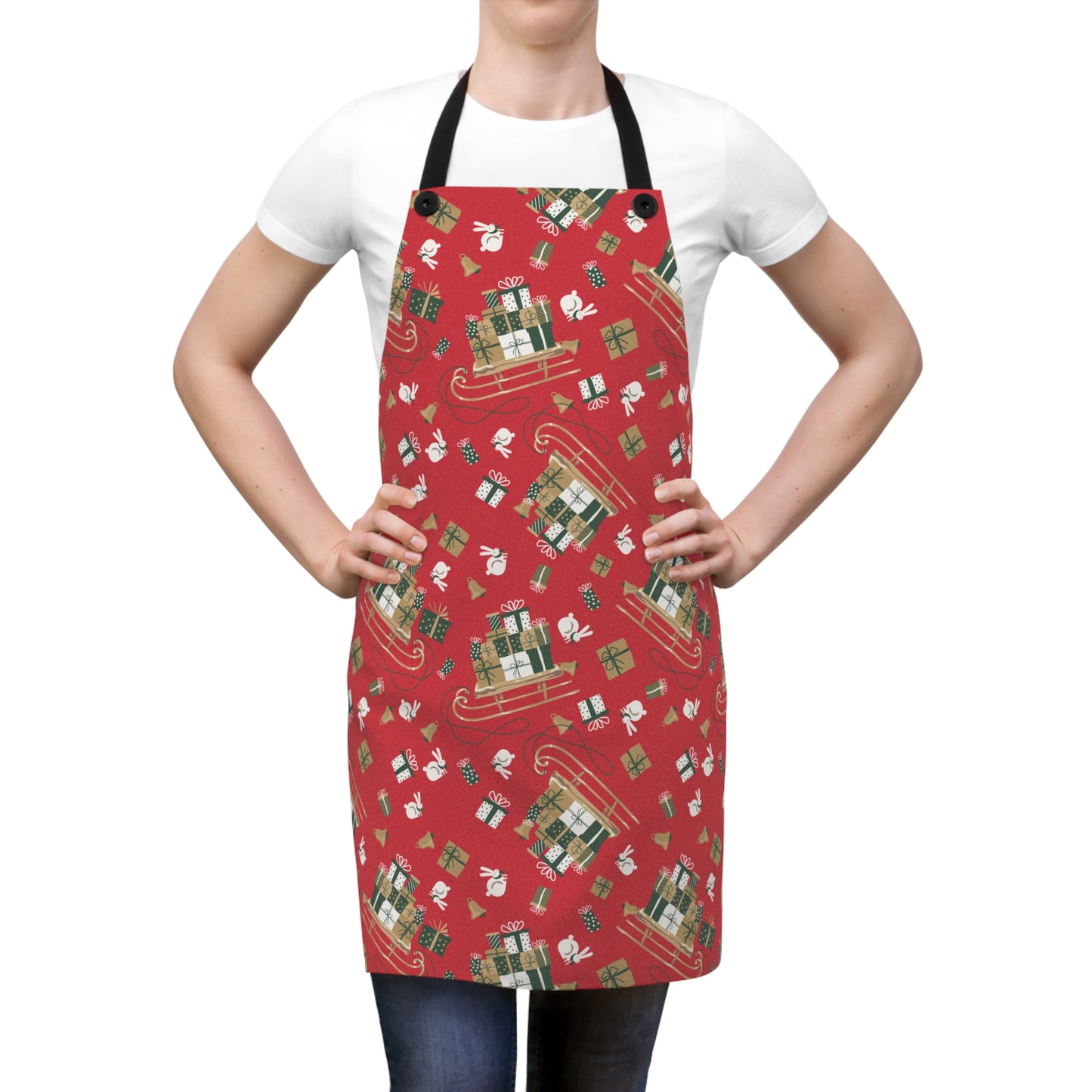 Holiday Sleigh Apron