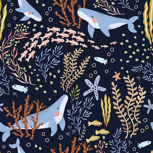 Under the Sea Vegan Leather Tote Bag