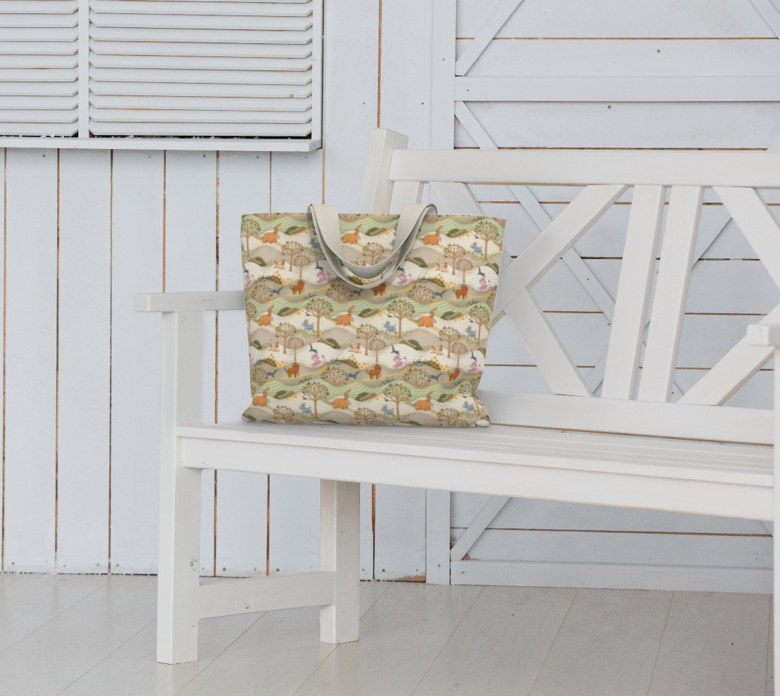 Out For A Walk Market Tote Bag