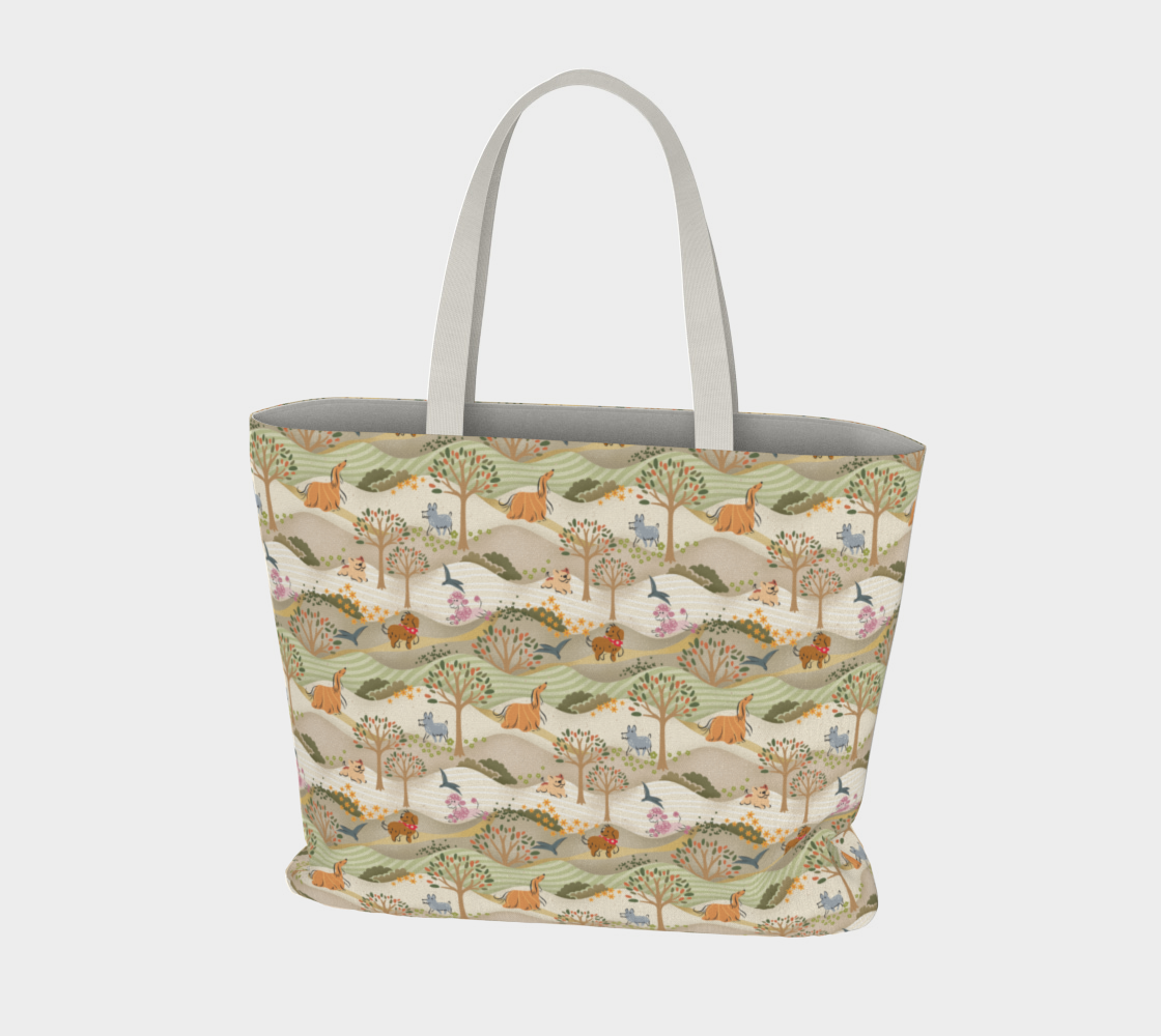 Out For A Walk Market Tote Bag