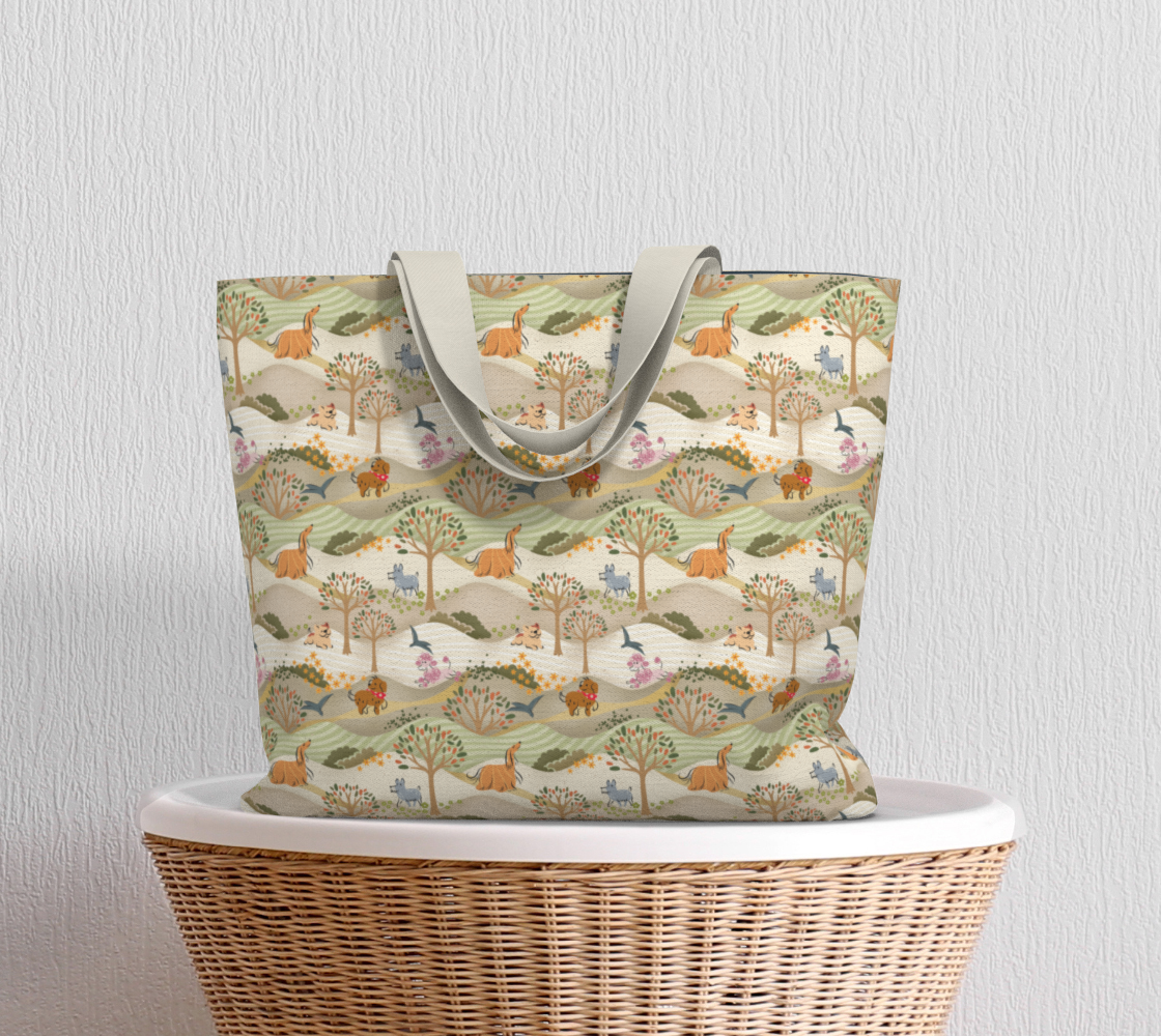 Out For A Walk Market Tote Bag