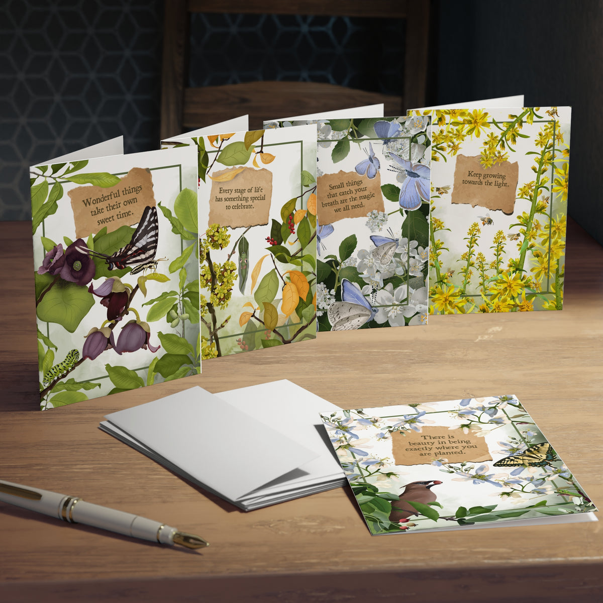 Pollinator Series | Set of 5 Art Greeting Cards