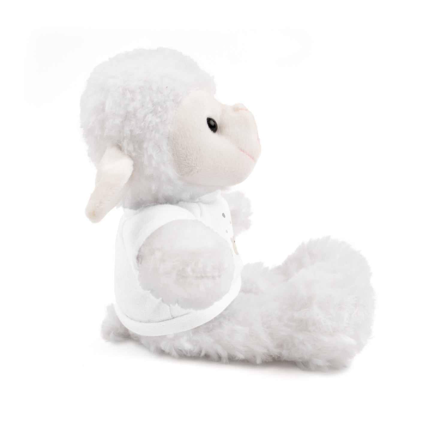 Adorable Plush Bear or Sheep with Snow Bunny Tee Shirt