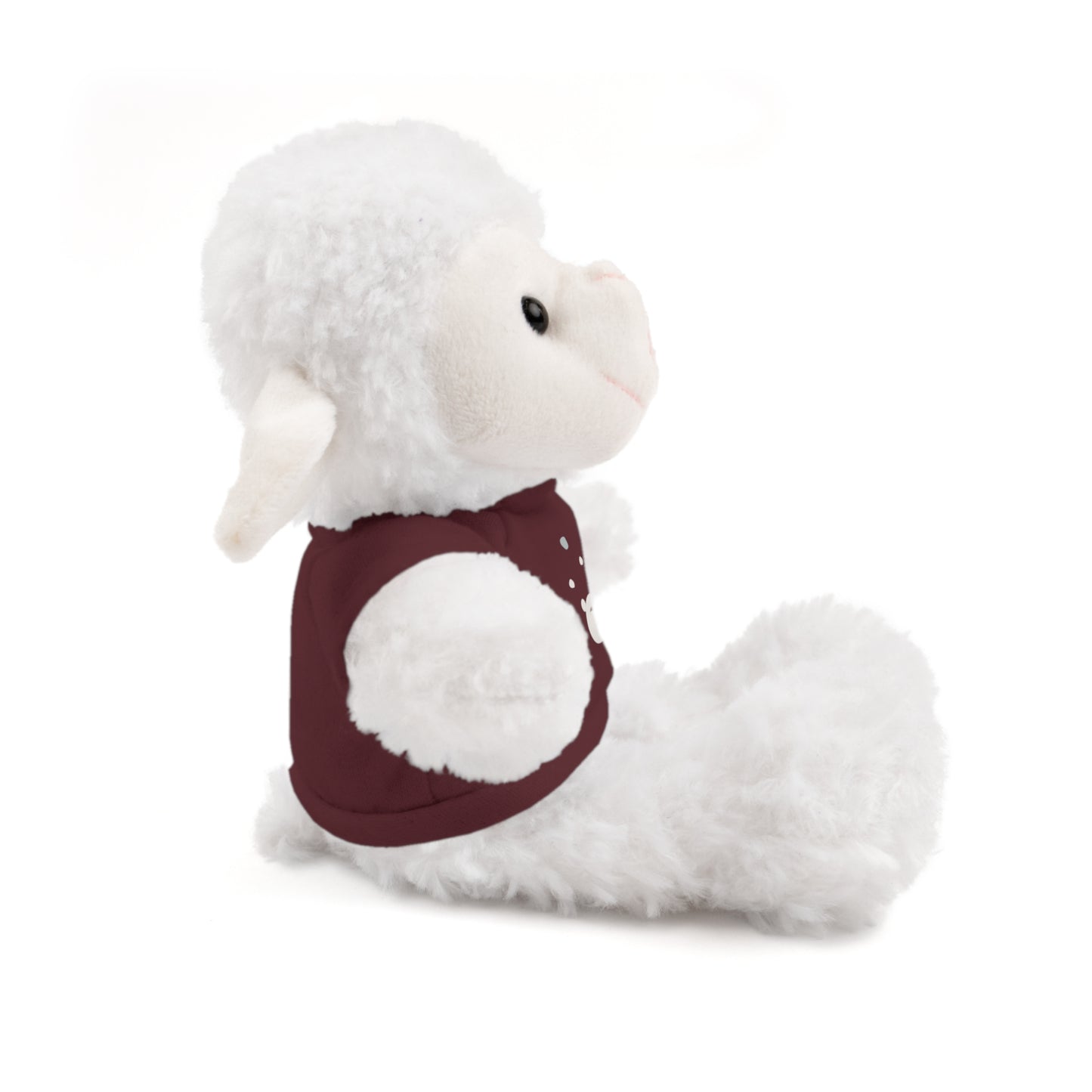 Adorable Plush Bear or Sheep with Snow Bunny Tee Shirt