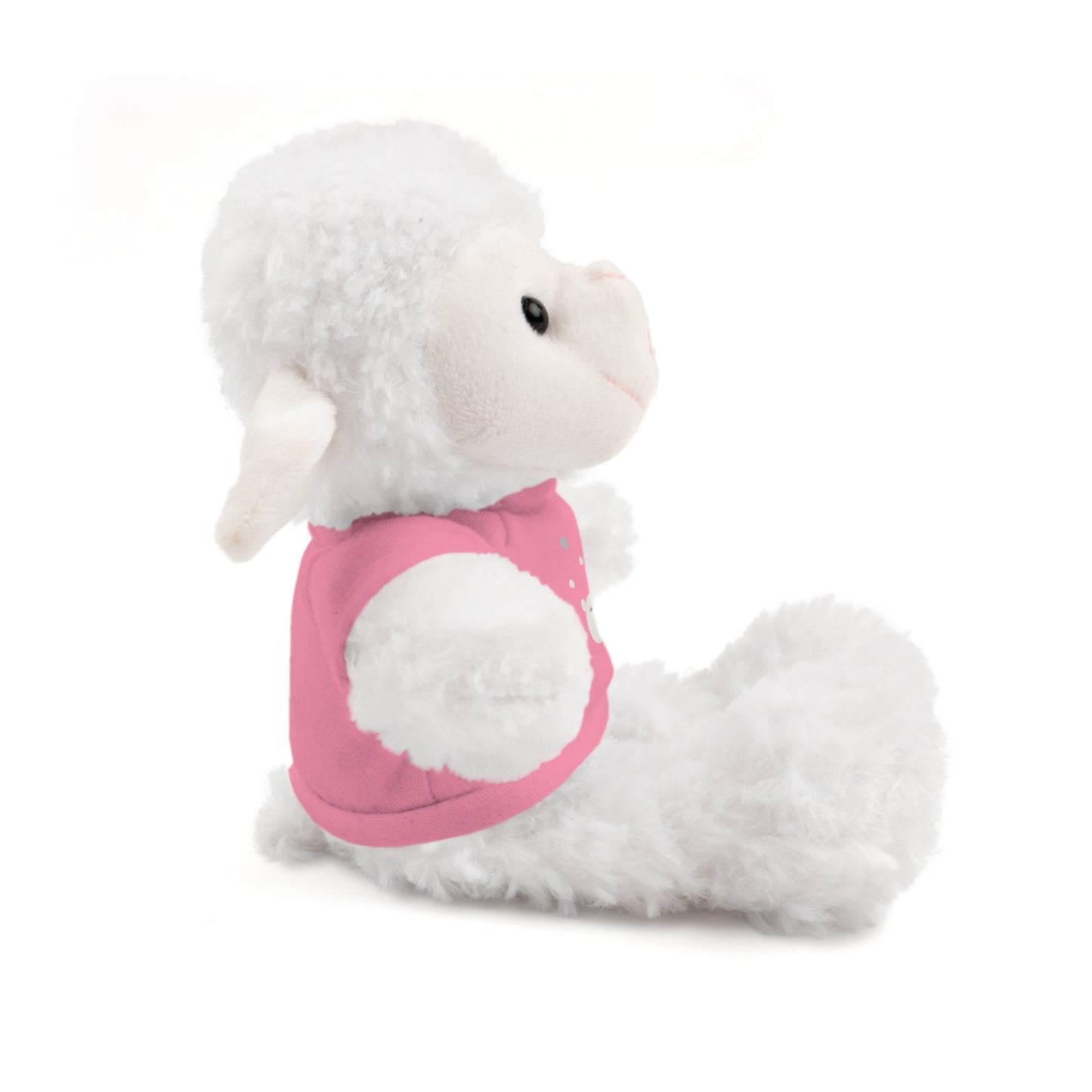 Adorable Plush Bear or Sheep with Snow Bunny Tee Shirt