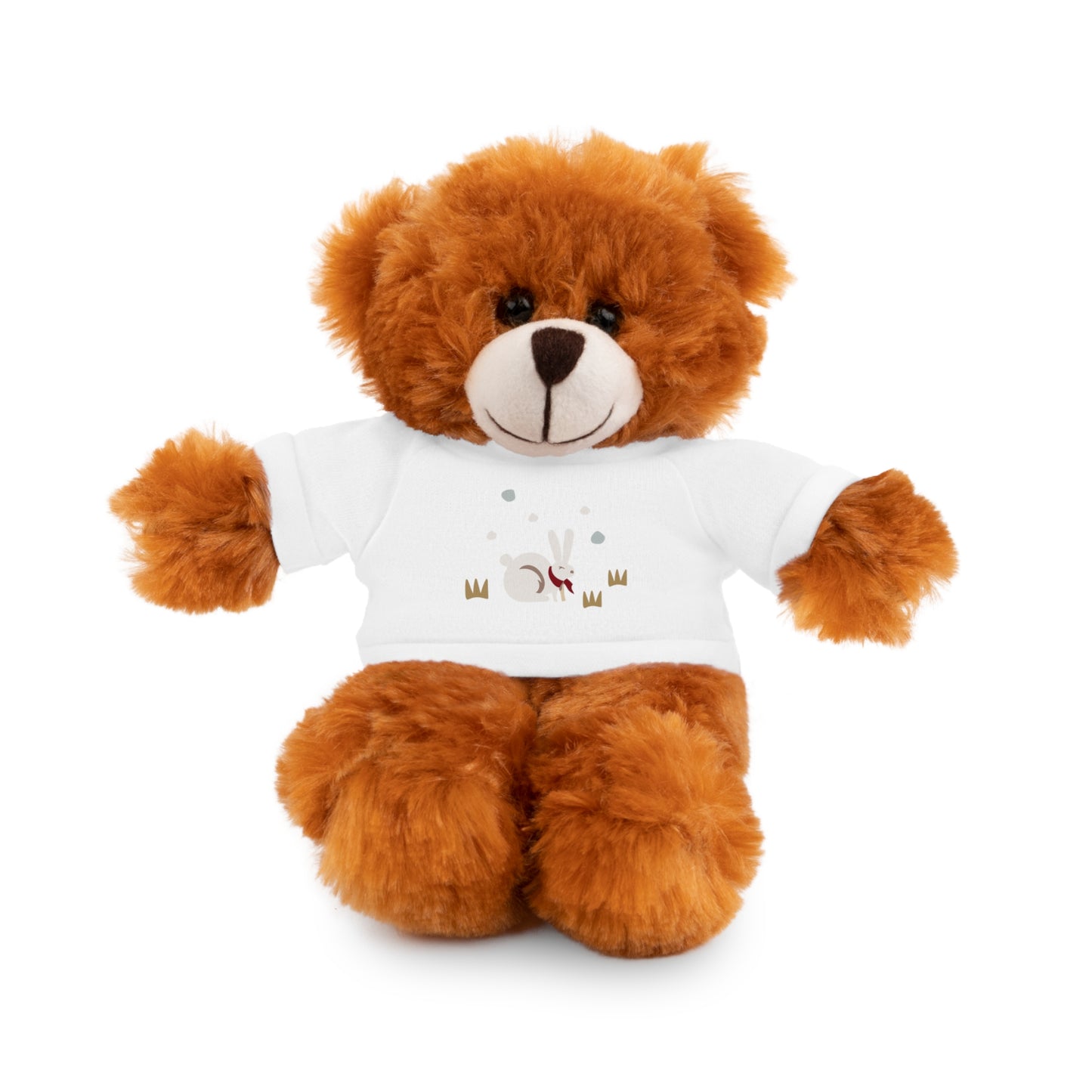 Adorable Plush Bear or Sheep with Snow Bunny Tee Shirt
