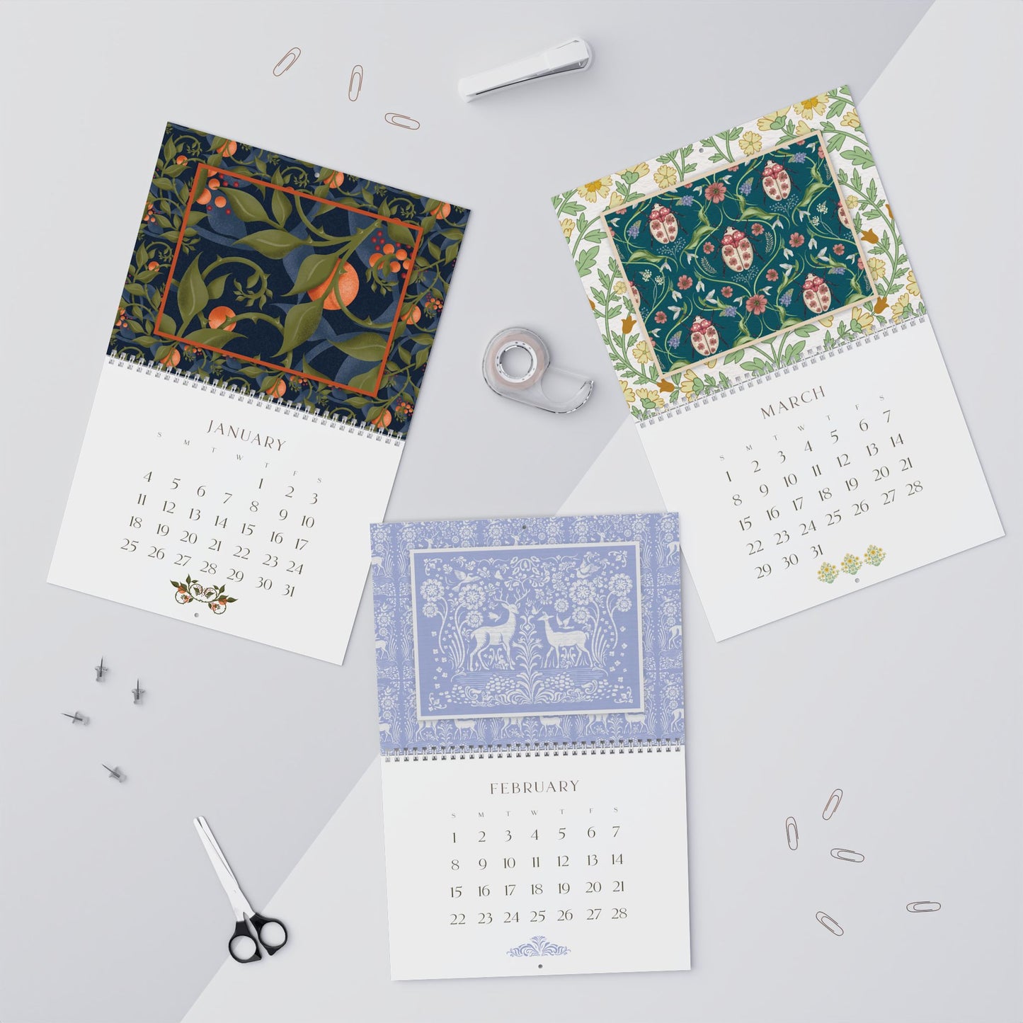 2026 Blue Bee Studios Wall Calendar