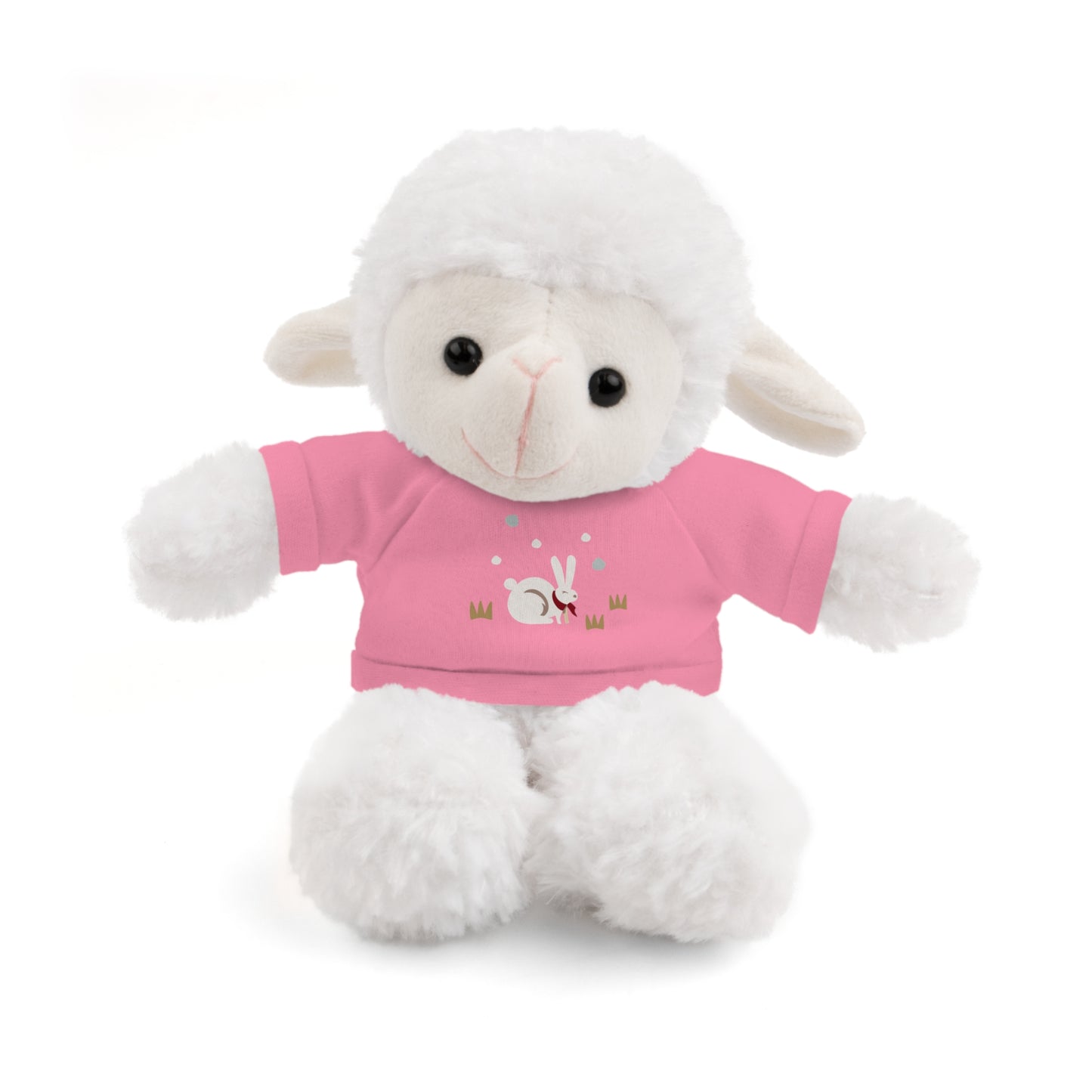 Adorable Plush Bear or Sheep with Snow Bunny Tee Shirt