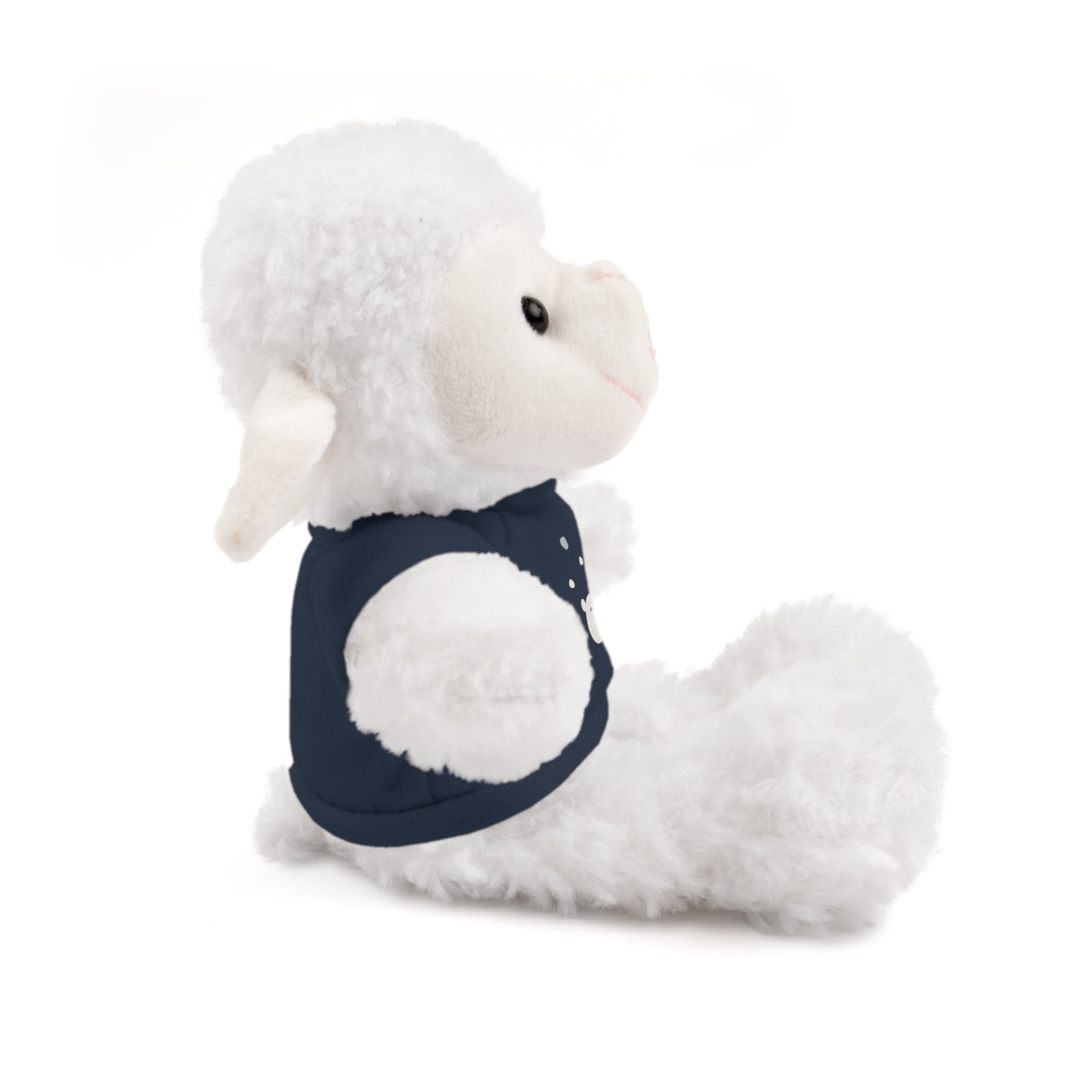 Adorable Plush Bear or Sheep with Snow Bunny Tee Shirt