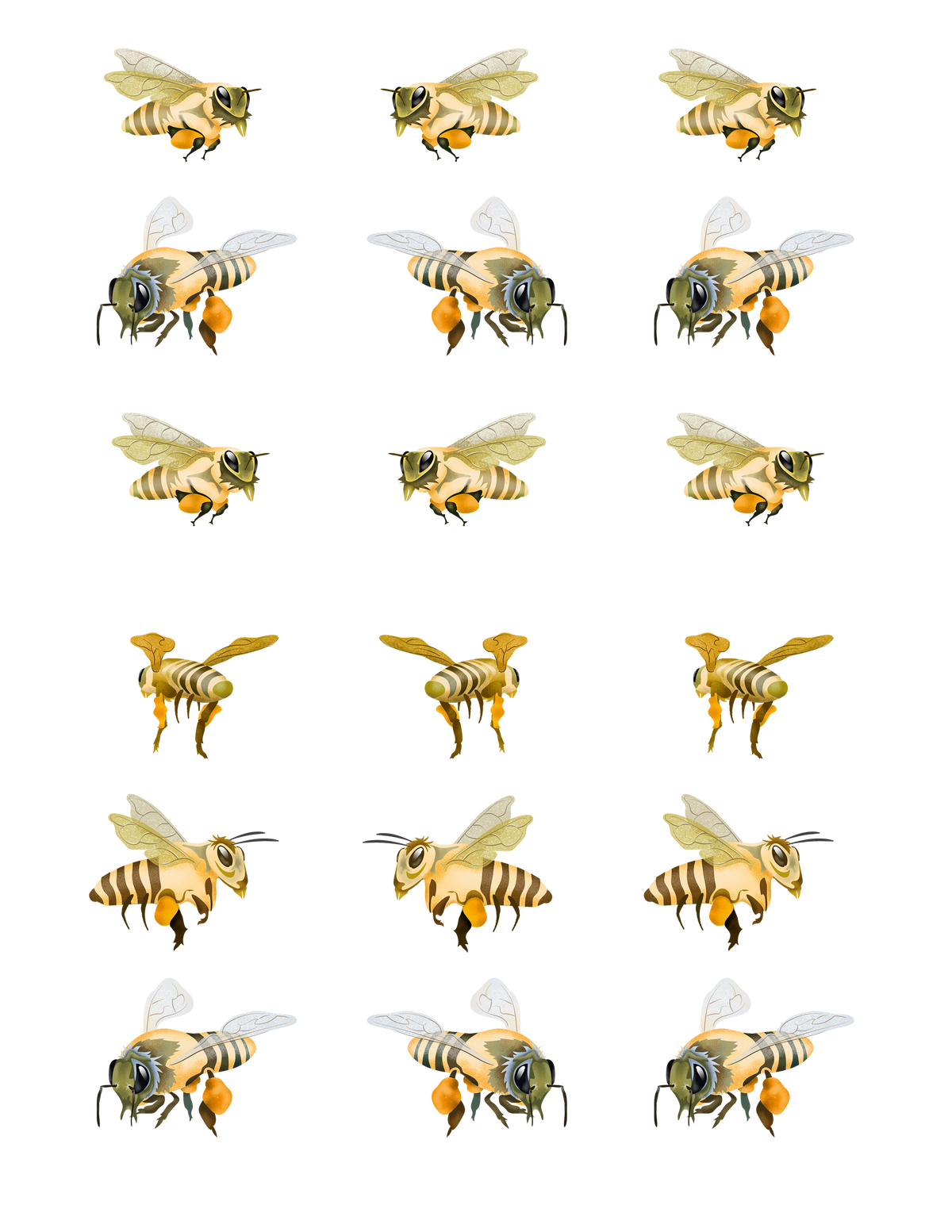 All About Bees Sticker Sheet