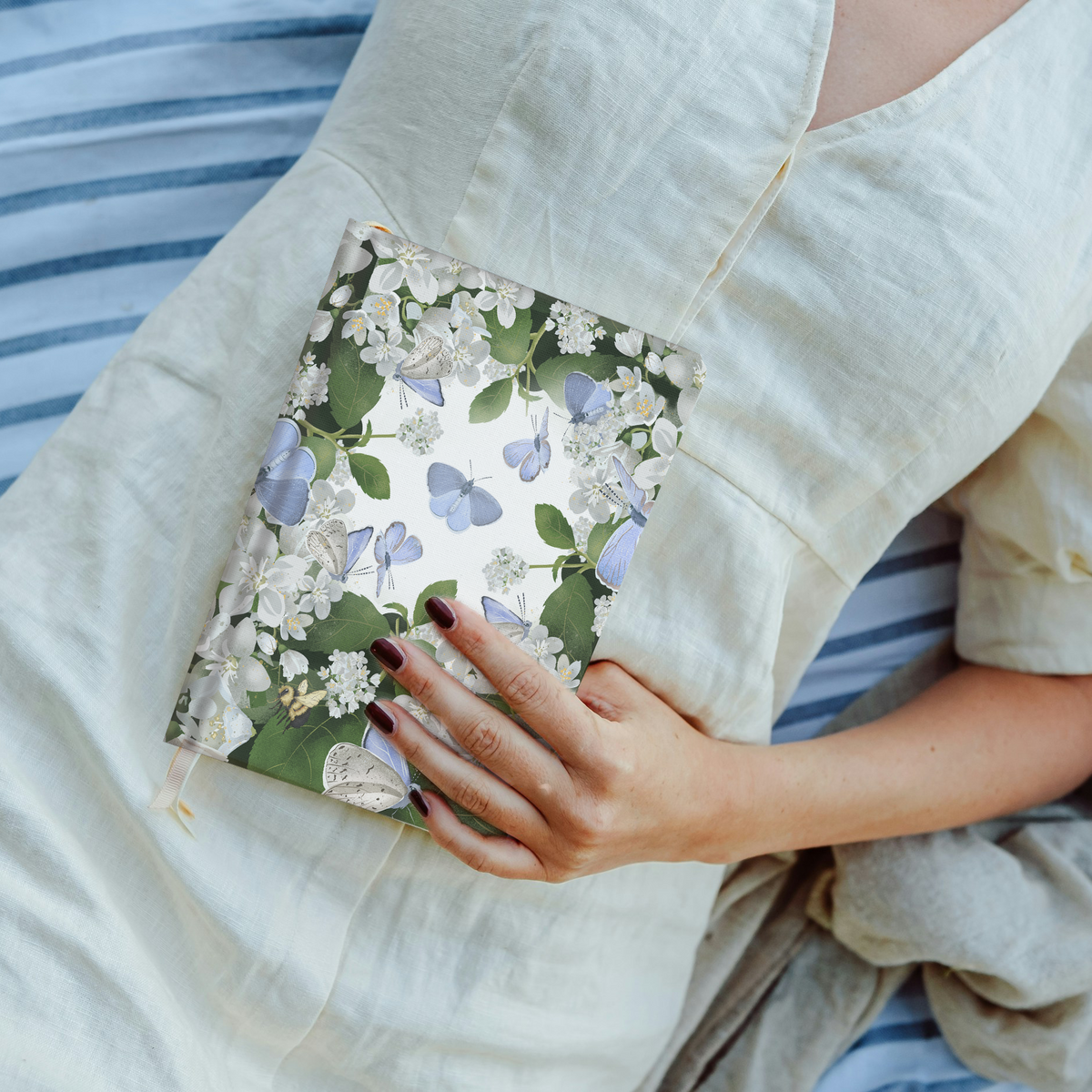 Blue Butterfly Dance | Hardcover Journal