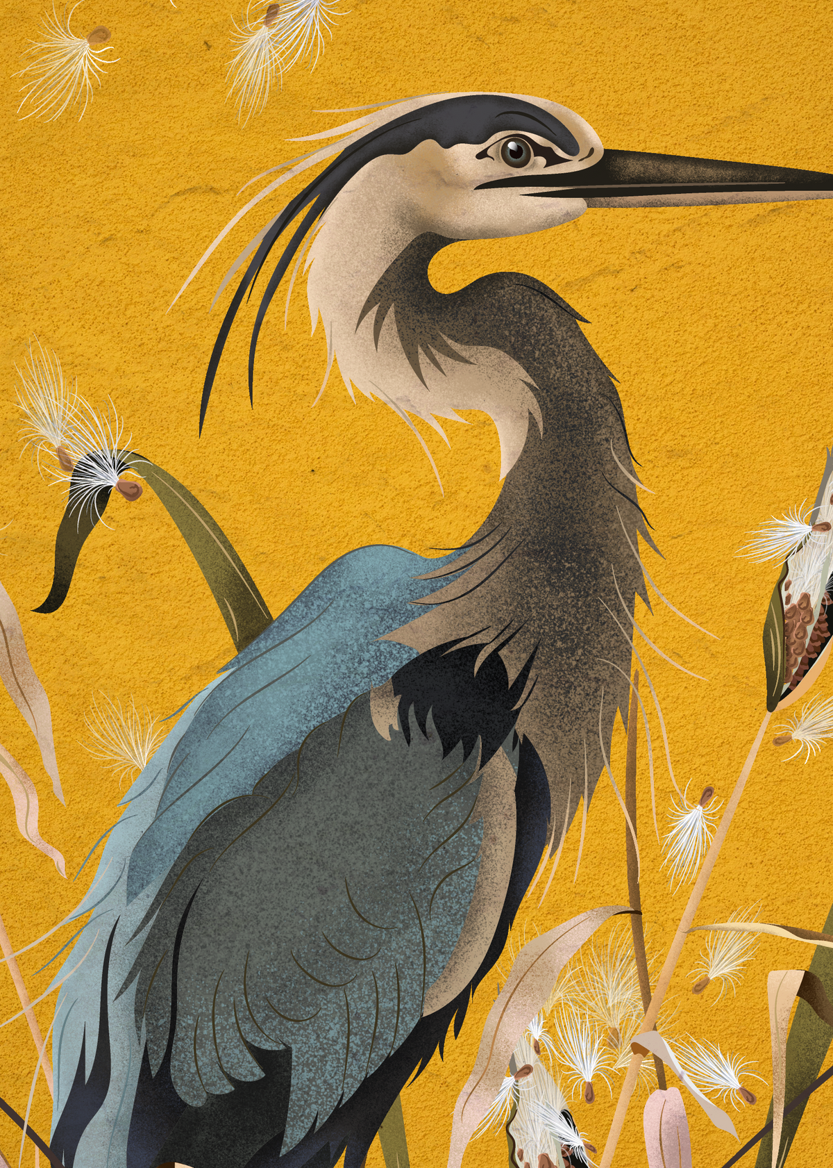 Blue Heron Knows The Way