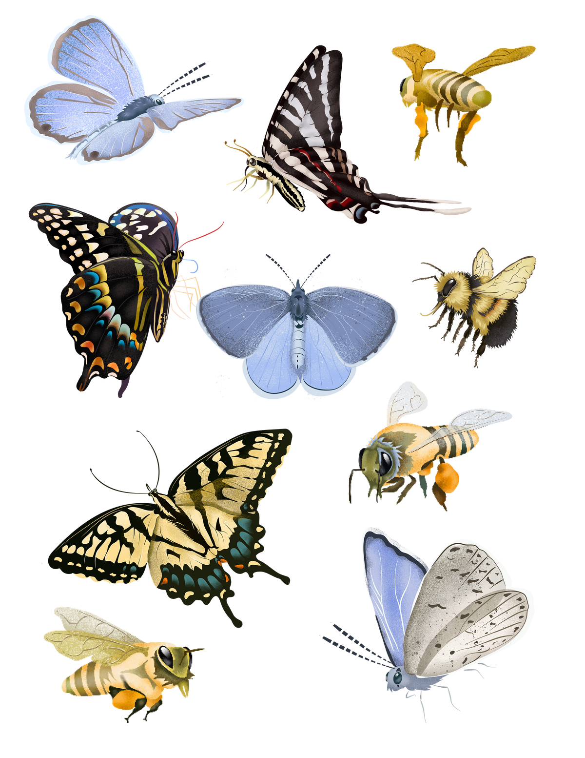 Pollinator Party Sticker Sheet