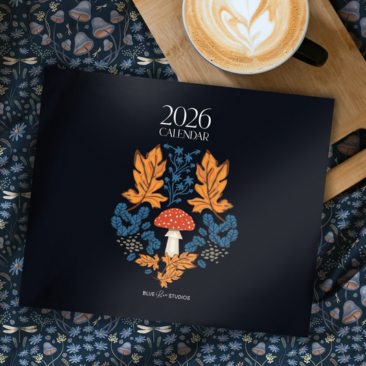 2026 Blue Bee Studios Wall Calendar