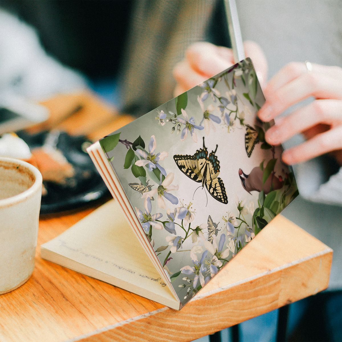 Waxwing & Swallowtails | Hardcover Journal