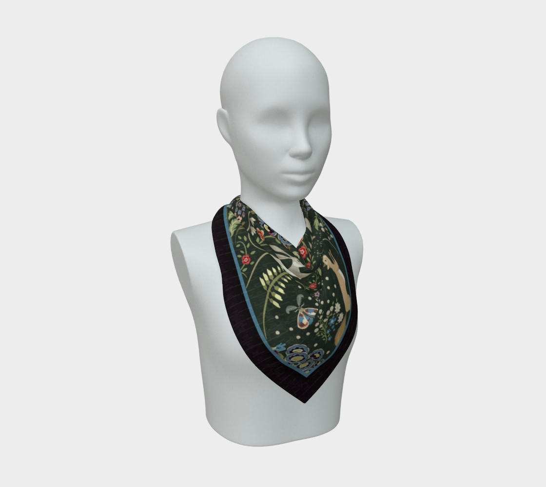 Heritage Garden Silk Scarf