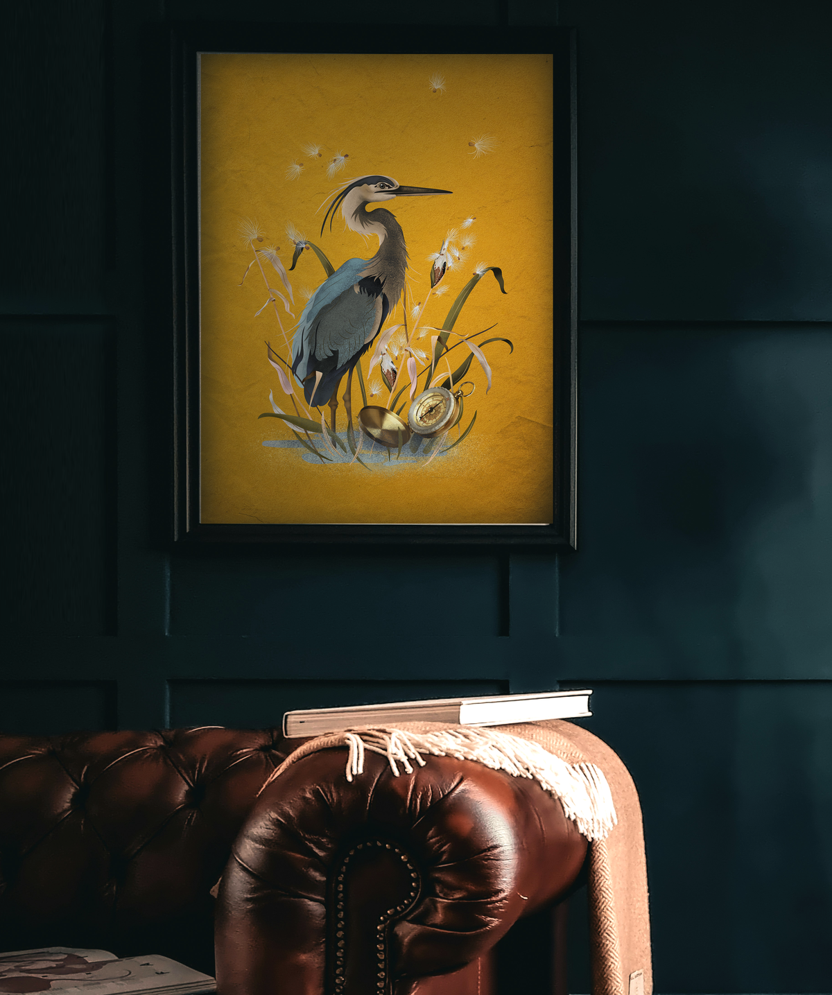 Blue Heron Knows The Way